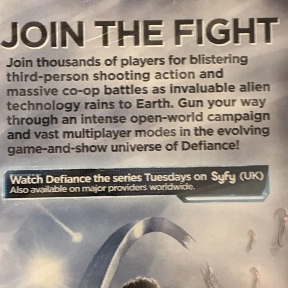 Defiance PC GAME DVD-ROM SOFTWARE